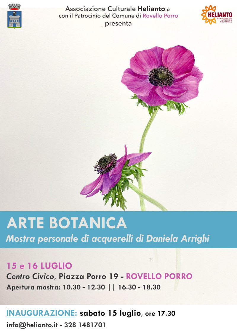 ARTE BOTANICA - Mostra personale di Daniela Arrighi
