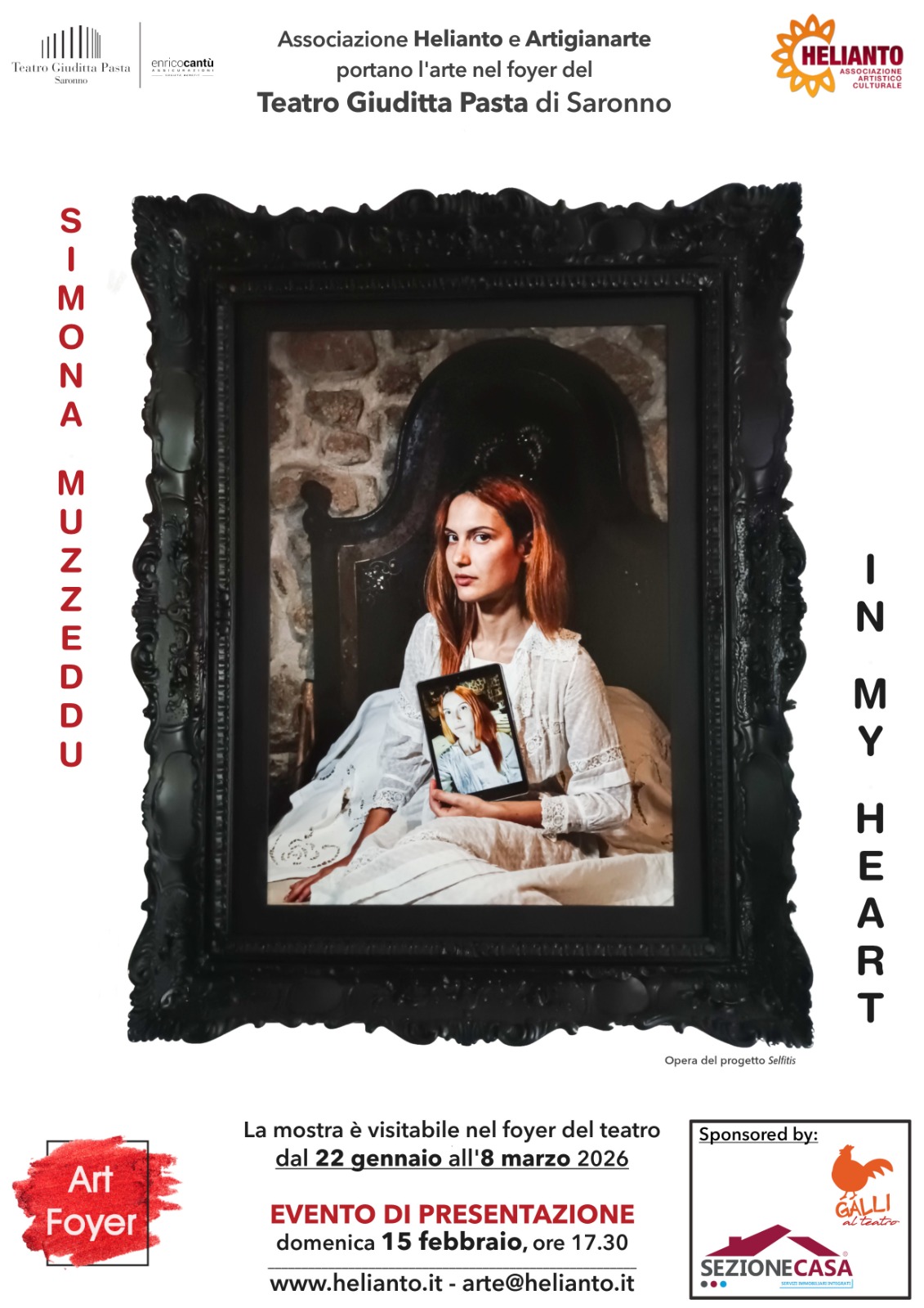 15 febbraio la presentazione di “In my Heart” di Simona Muzzeddu
