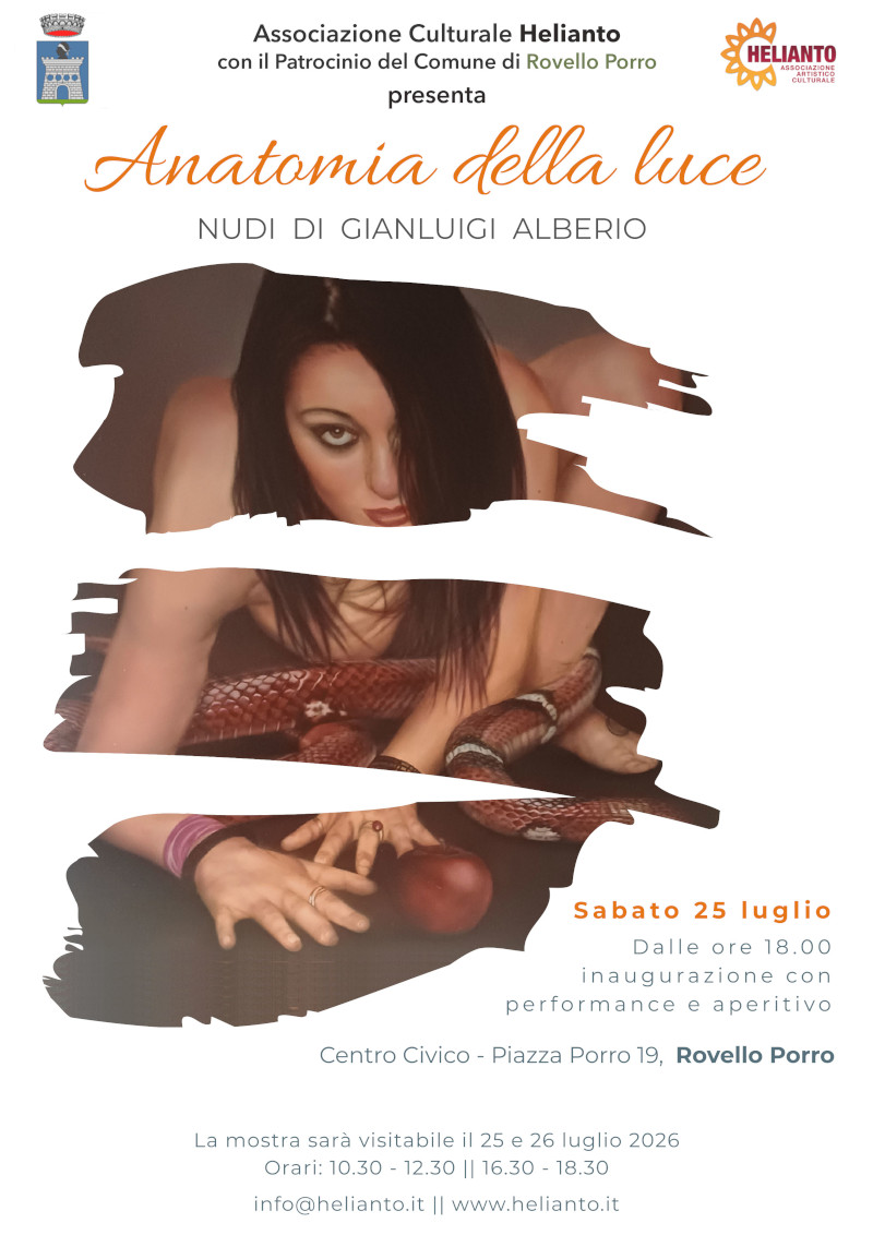 Anatomia della Luce - Mostra personale di Gianluigi Alberio