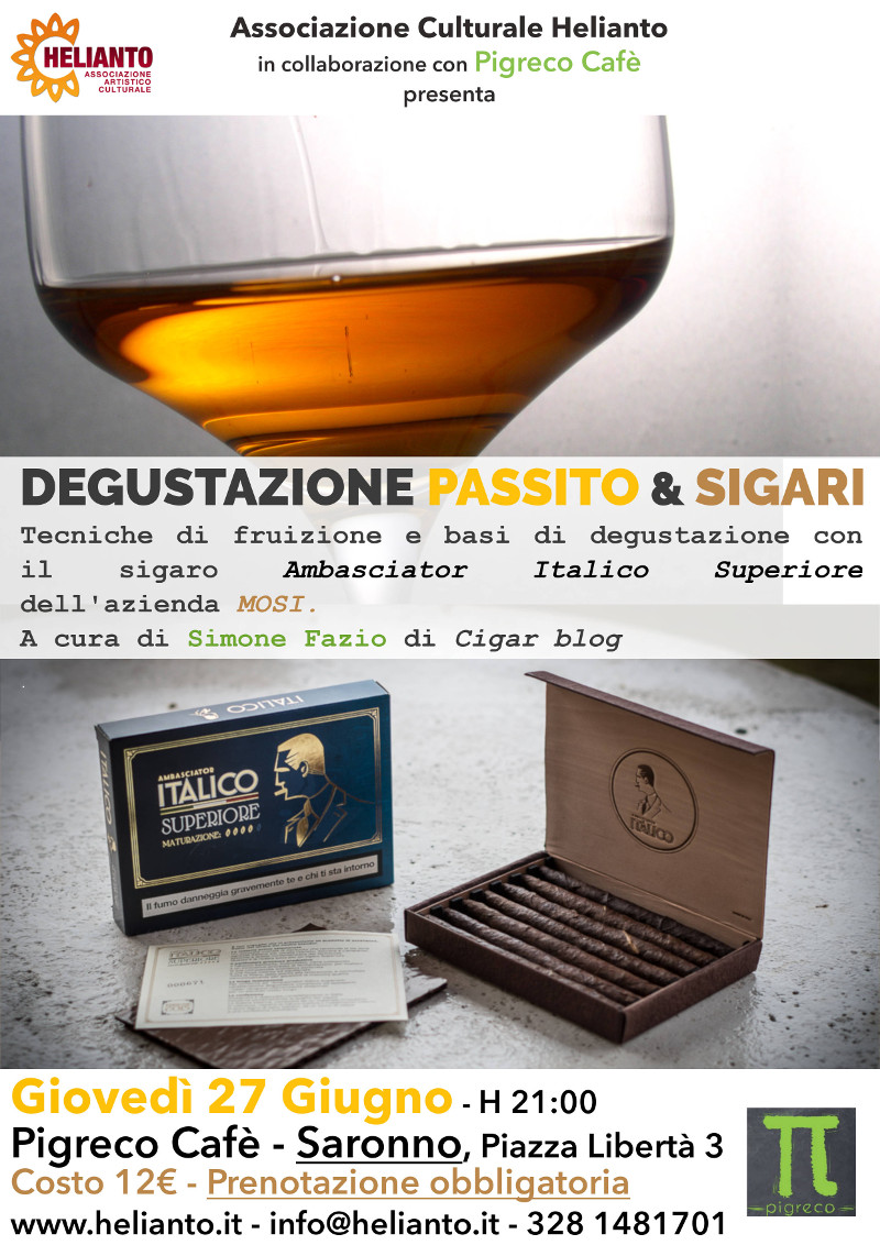 Degustazione Sigari e Passito!