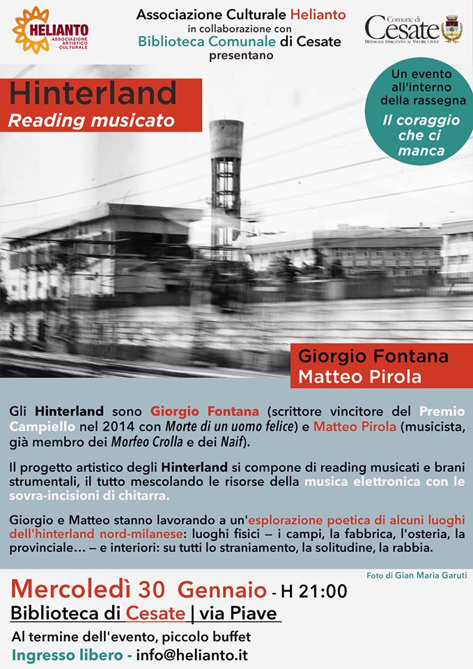 Giorgio Fontana - Hinterland > Reading Musicato
