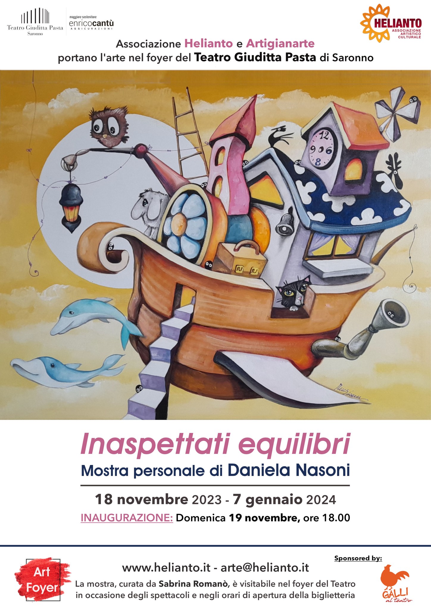 Inaspettati Equilibri - Mostra Personale di Daniela Nasoni