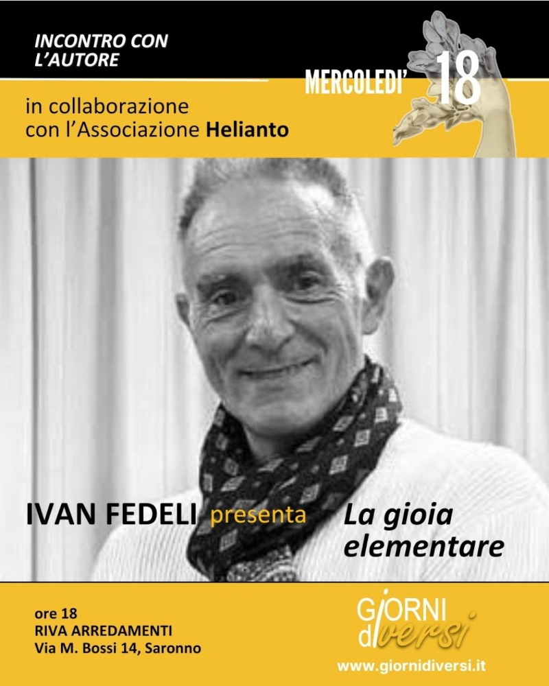 La gioia Elementare - Incontro con l'autore Ivan Fedeli