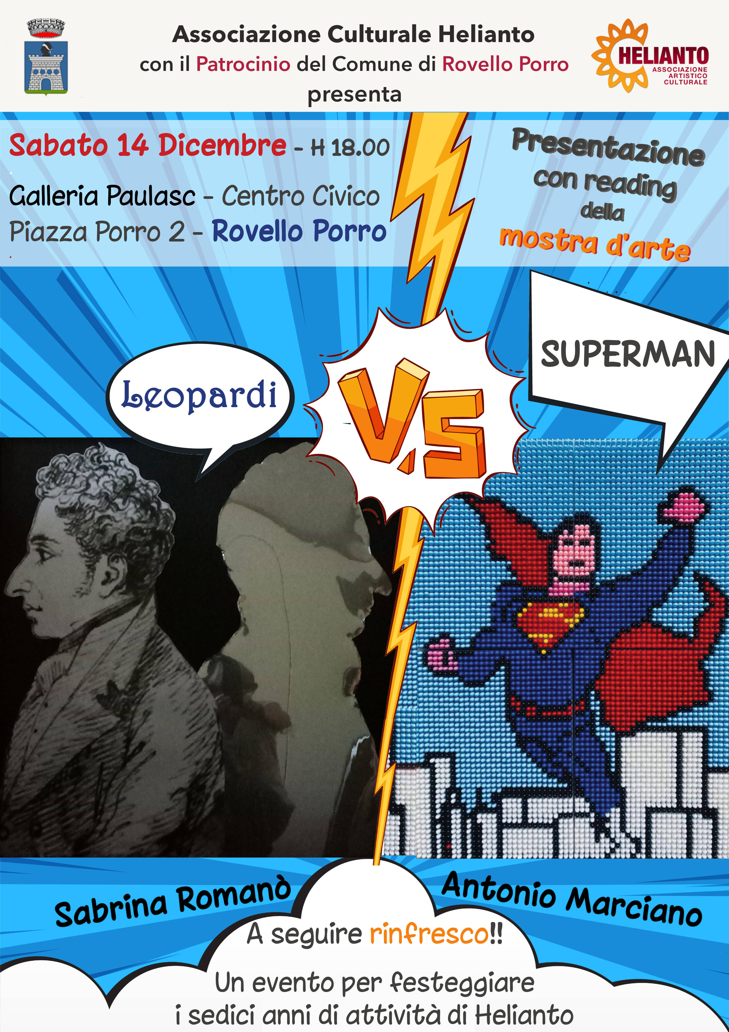 Leopardi Vs Superman - Mostra D'arte Leopardi Vs Superman - Mostra D'arte