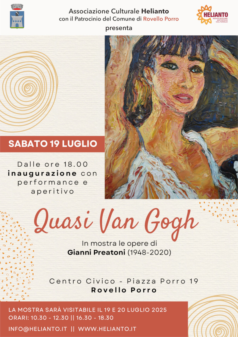 Quasi Van Gogh - Mostra personale di Gianni Preatoni