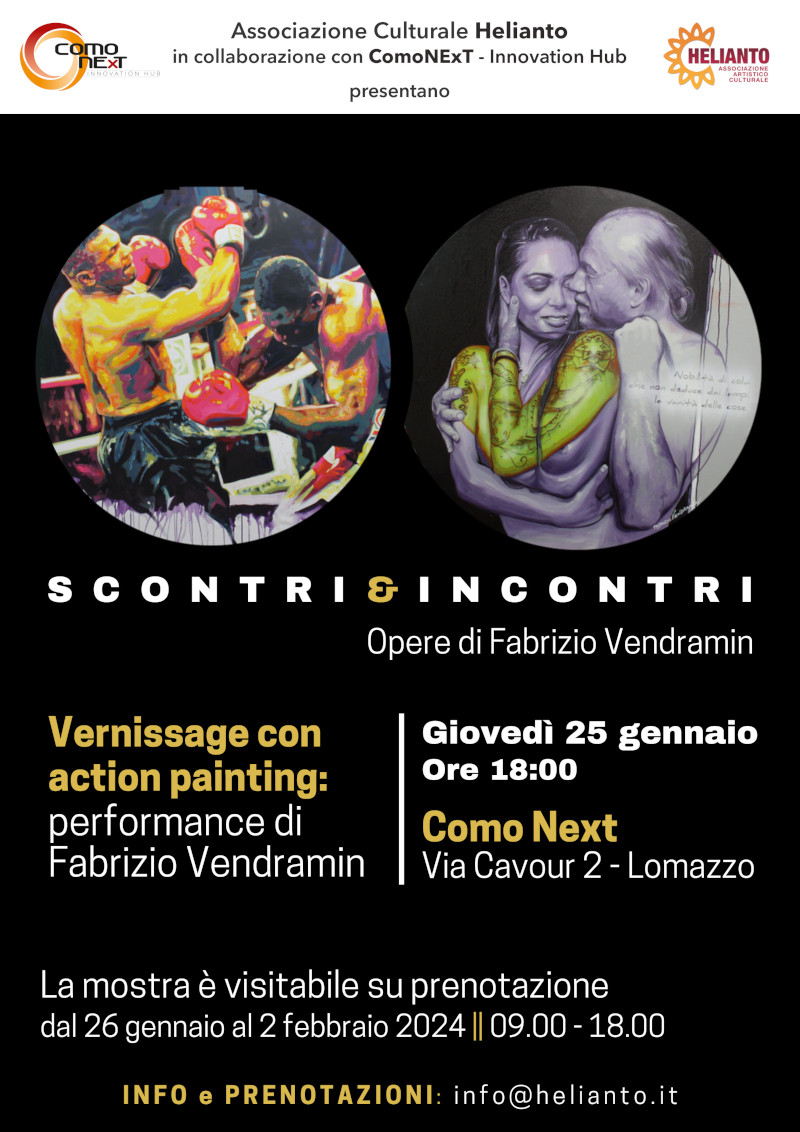 Scontri e Incontri - Mostra personale di Fabrizio Vendramin